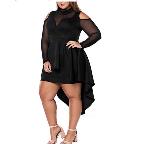 COPY - Peplum high low dress - Picture 3 of 4